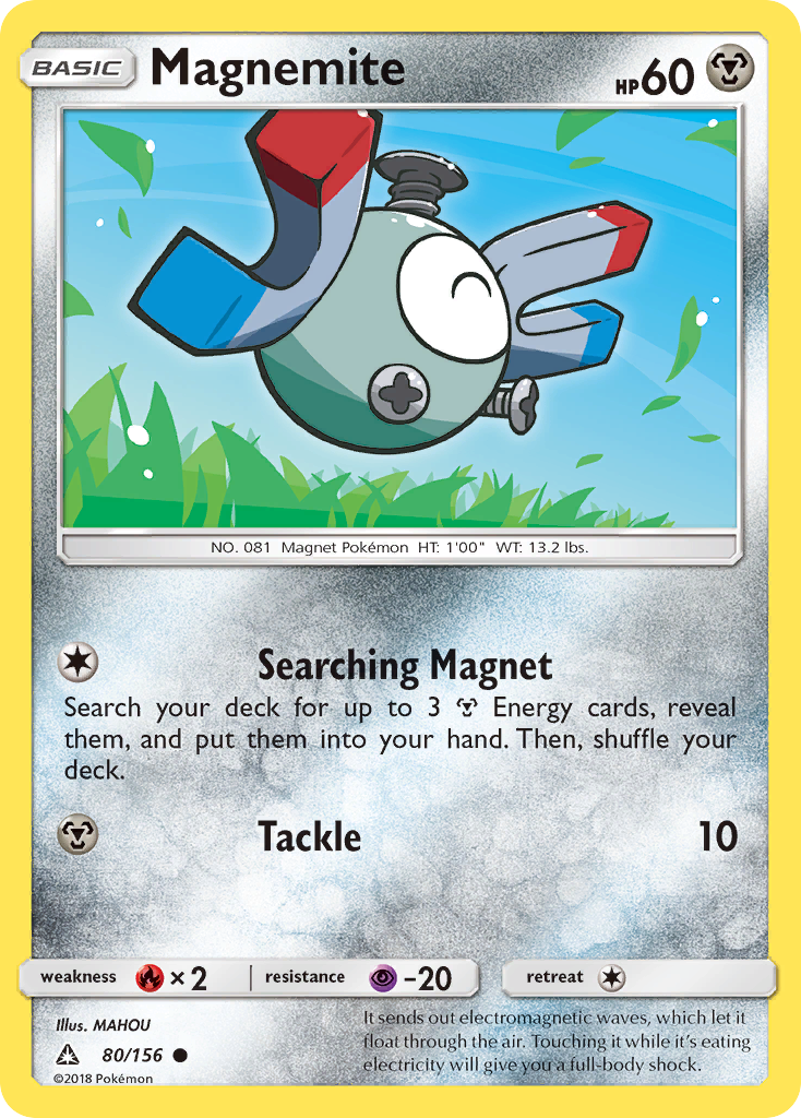 Magnemite (80/156) [Sun & Moon: Ultra Prism] | Game Master's Emporium (The New GME)