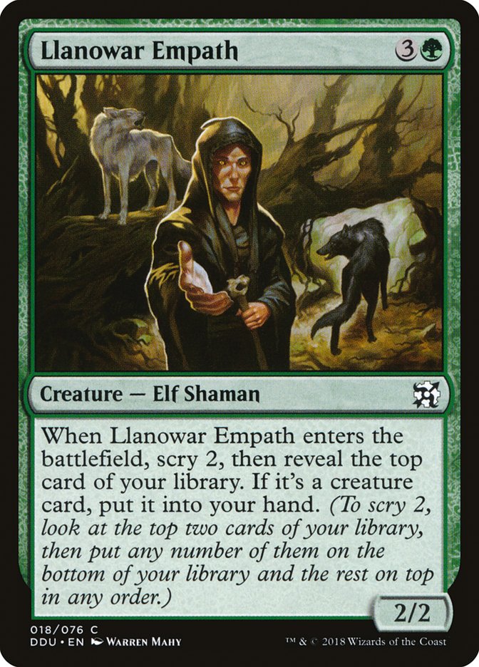 Llanowar Empath [Duel Decks: Elves vs. Inventors] | Game Master's Emporium (The New GME)
