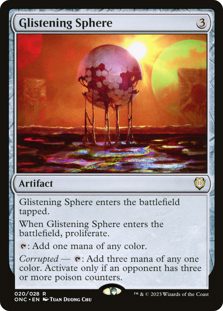 Glistening Sphere [Phyrexia: All Will Be One Commander] | Game Master's Emporium (The New GME)