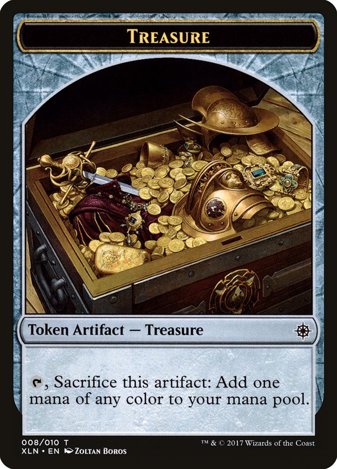 Treasure Token (008/010) [Ixalan Tokens] | Game Master's Emporium (The New GME)