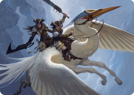 Gryffwing Cavalry Art Card [Innistrad: Crimson Vow Art Series] | Game Master's Emporium (The New GME)