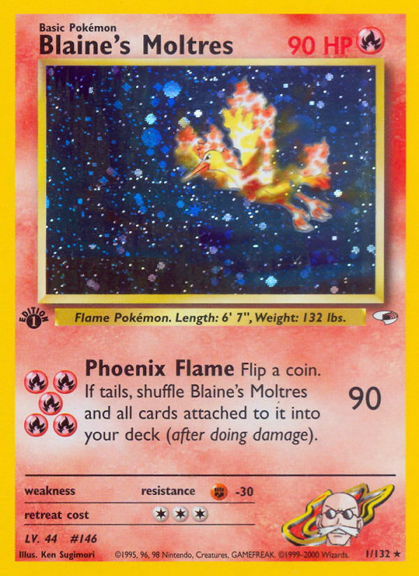 Blaine's Moltres (1/132) [Gym Heroes 1st Edition] | Game Master's Emporium (The New GME)