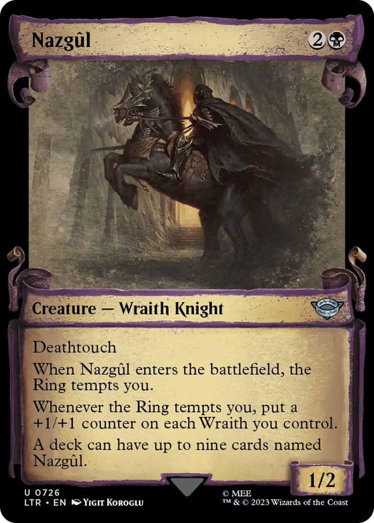 Nazgul (0726) [The Lord of the Rings: Tales of Middle-Earth Showcase Scrolls] | Game Master's Emporium (The New GME)