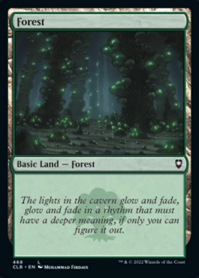 Forest (468) [Commander Legends: Battle for Baldur's Gate] | Game Master's Emporium (The New GME)