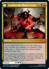 Extus, Oriq Overlord // Awaken the Blood Avatar [Strixhaven: School of Mages Prerelease Promos] | Game Master's Emporium (The New GME)