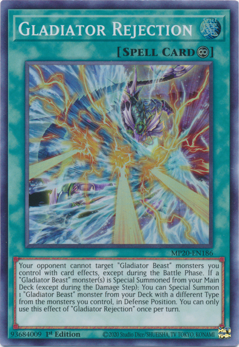 Gladiator Rejection [MP20-EN186] Super Rare | Game Master's Emporium (The New GME)