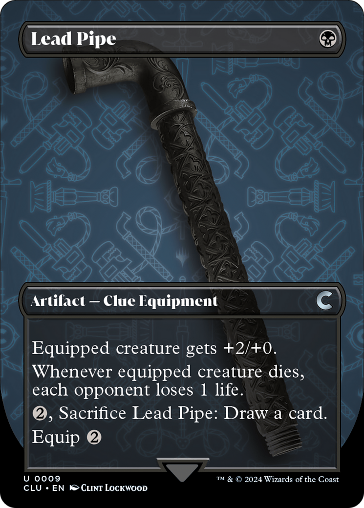 Lead Pipe (Borderless) [Ravnica: Clue Edition] | Game Master's Emporium (The New GME)