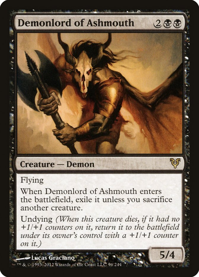 Demonlord of Ashmouth [Avacyn Restored] | Game Master's Emporium (The New GME)