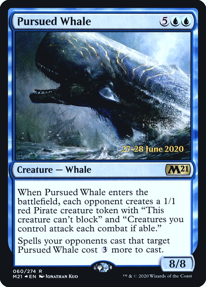 Pursued Whale [Core Set 2021 Prerelease Promos] | Game Master's Emporium (The New GME)