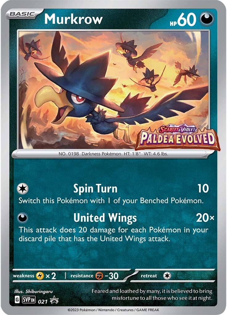Murkrow (021) [Scarlet & Violet: Black Star Promos] | Game Master's Emporium (The New GME)