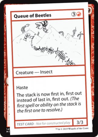 Queue of Beetles (2021 Edition) [Mystery Booster Playtest Cards] | Game Master's Emporium (The New GME)