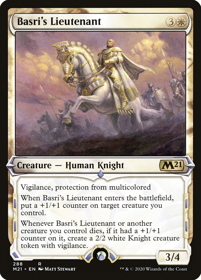 Basri's Lieutenant (Showcase) [Core Set 2021] | Game Master's Emporium (The New GME)