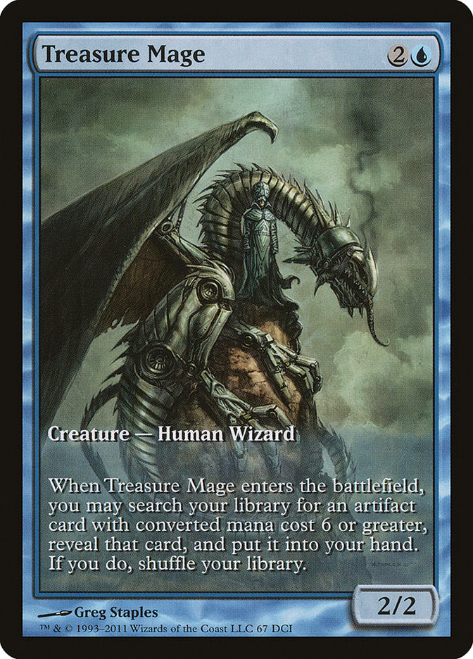 Treasure Mage (Extended Art) [Mirrodin Besieged Promos] | Game Master's Emporium (The New GME)