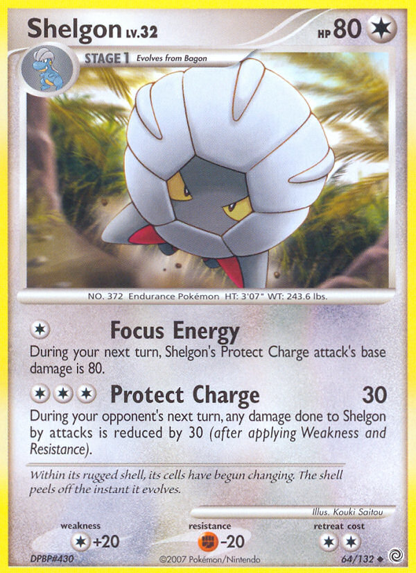 Shelgon (64/132) [Diamond & Pearl: Secret Wonders] | Game Master's Emporium (The New GME)