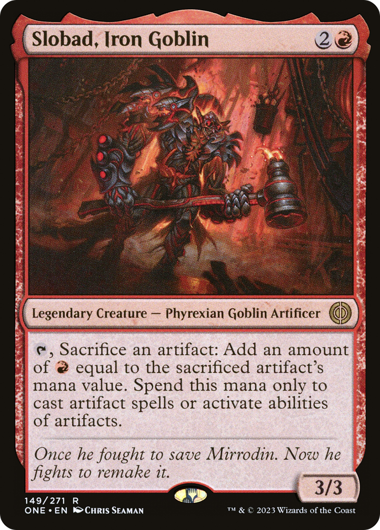 Slobad, Iron Goblin [Phyrexia: All Will Be One] | Game Master's Emporium (The New GME)