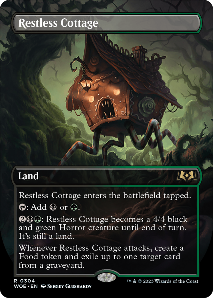 Restless Cottage (Borderless Alternate Art) [Wilds of Eldraine] | Game Master's Emporium (The New GME)