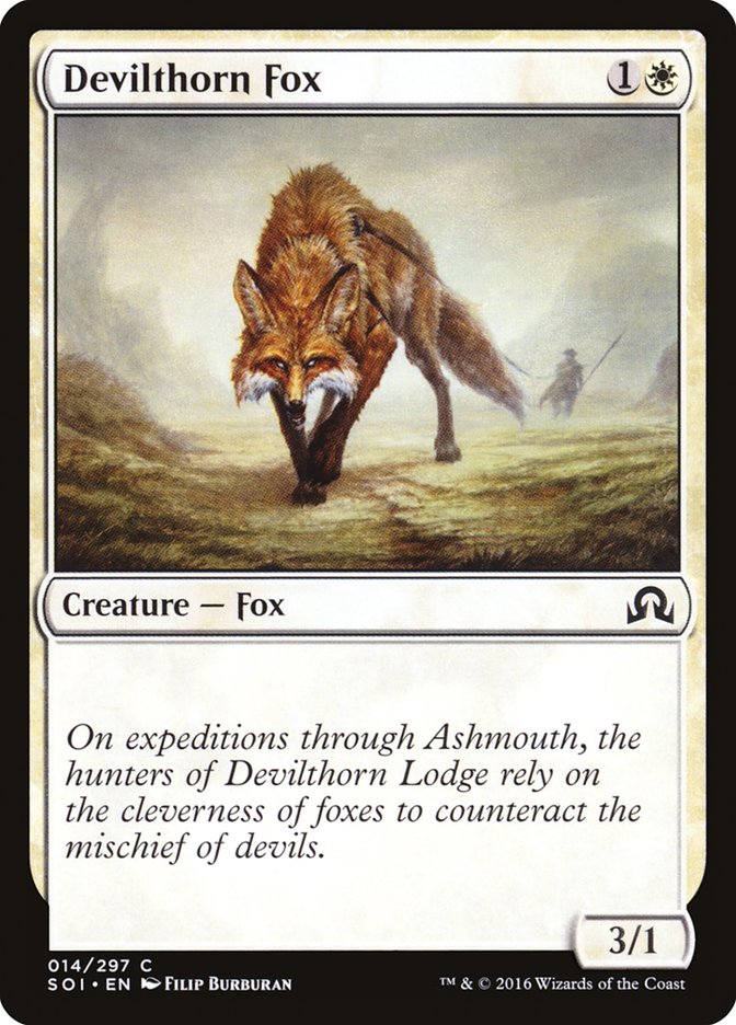 Devilthorn Fox [Shadows over Innistrad] | Game Master's Emporium (The New GME)