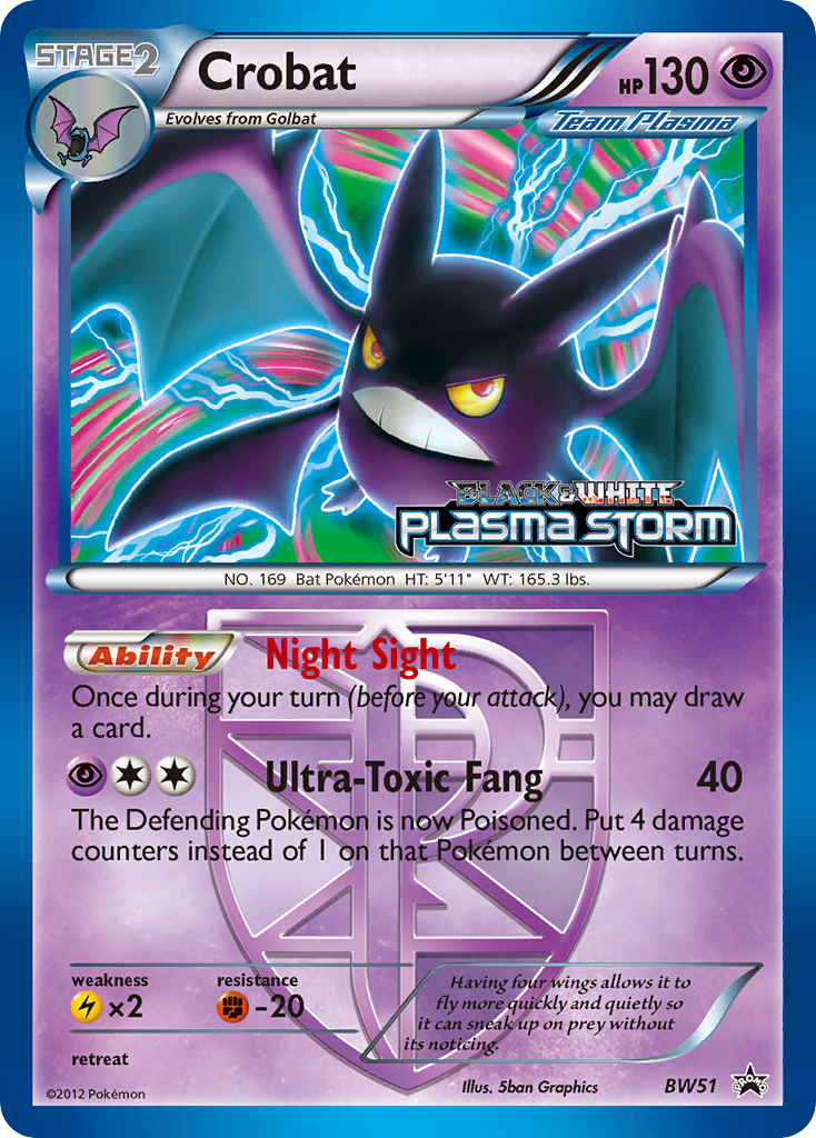 Crobat (BW51) [Black & White: Black Star Promos] | Game Master's Emporium (The New GME)