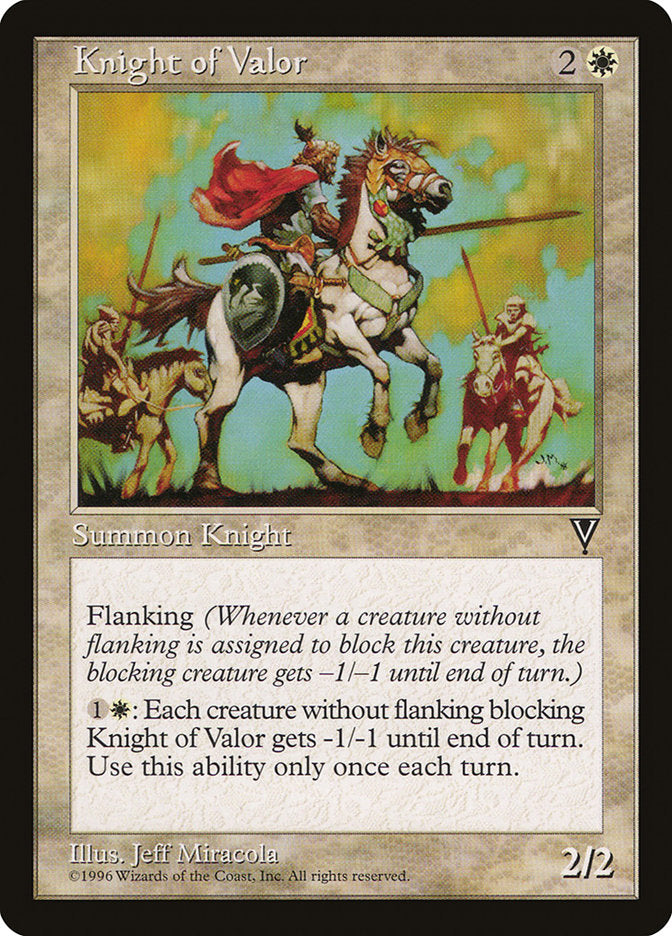 Knight of Valor [Visions] | Game Master's Emporium (The New GME)