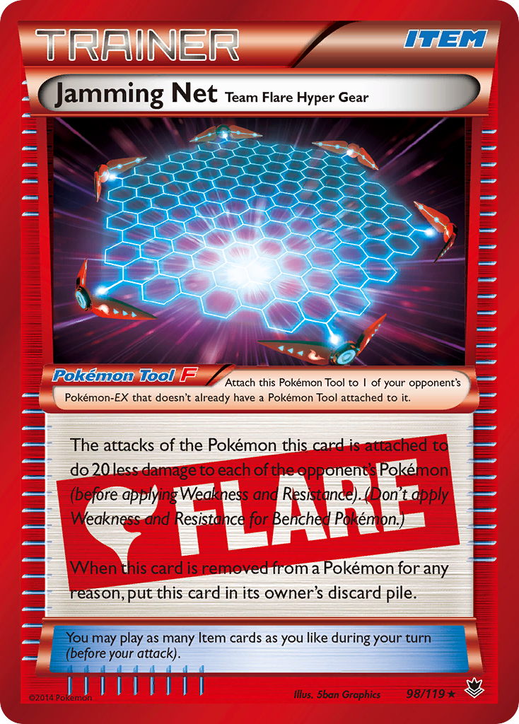 Jamming Net Team Flare Hyper Gear (98/119) [XY: Phantom Forces] | Game Master's Emporium (The New GME)