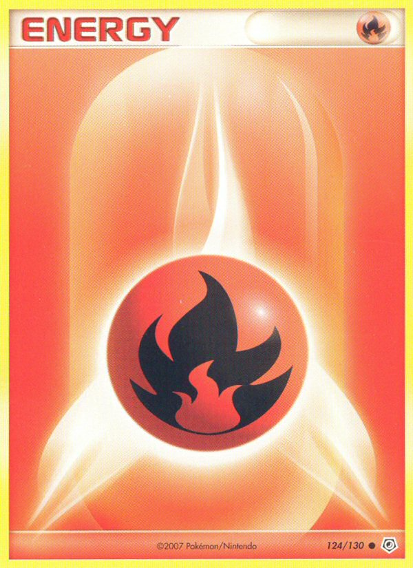 Fire Energy (124/130) [Diamond & Pearl: Base Set] | Game Master's Emporium (The New GME)