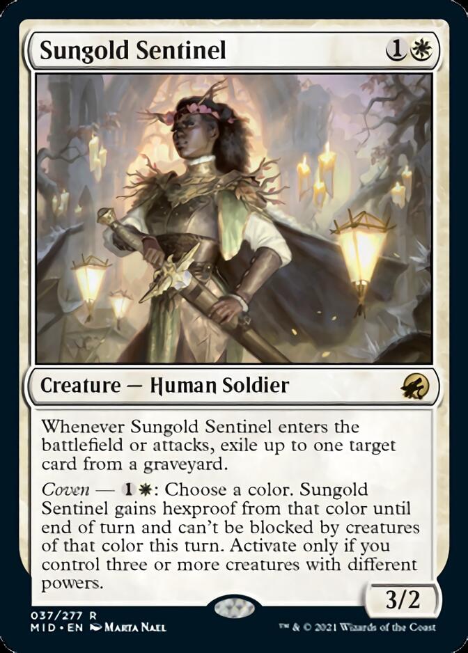 Sungold Sentinel [Innistrad: Midnight Hunt] | Game Master's Emporium (The New GME)