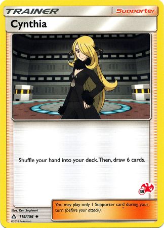 Cynthia (119/156) (Charizard Stamp #59) [Battle Academy 2020] | Game Master's Emporium (The New GME)