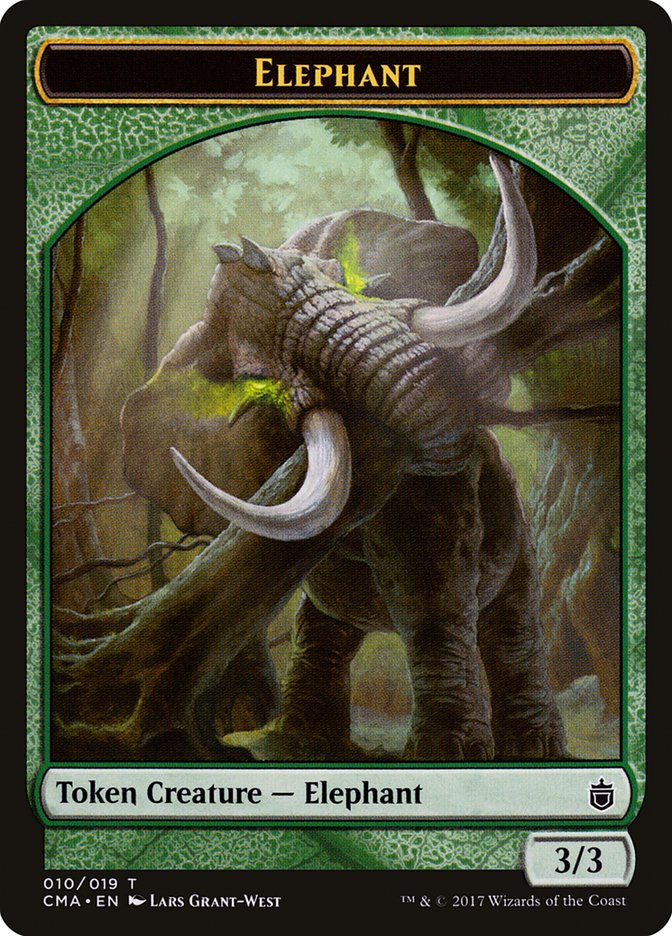 Elephant Token [Commander Anthology Tokens] | Game Master's Emporium (The New GME)
