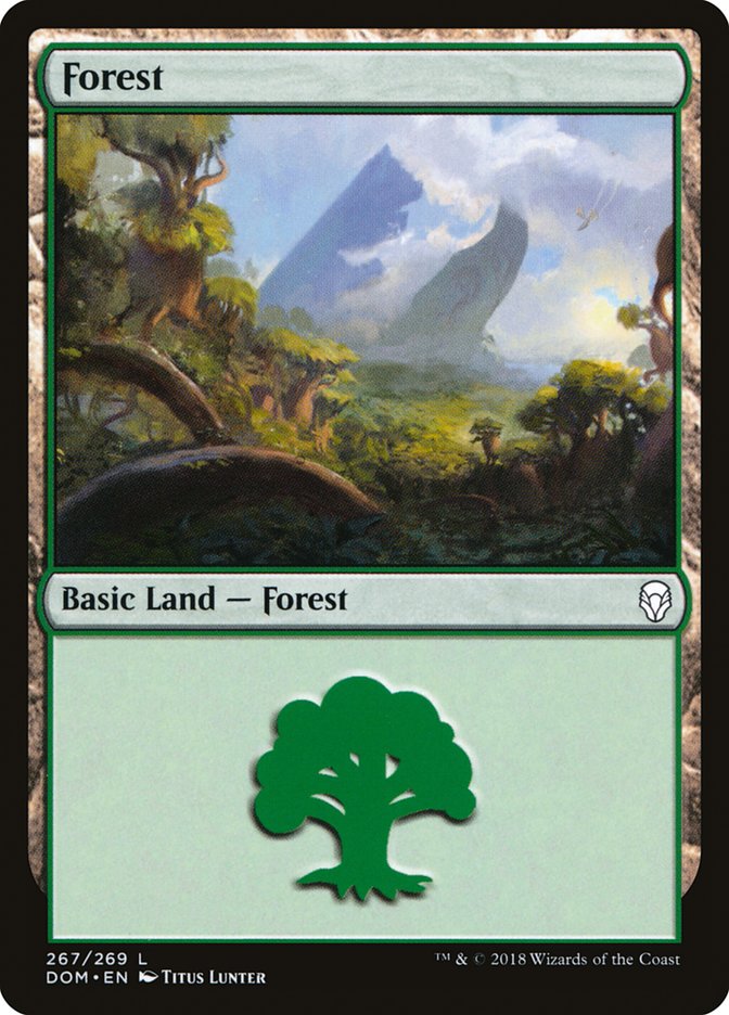 Forest (267) [Dominaria] | Game Master's Emporium (The New GME)