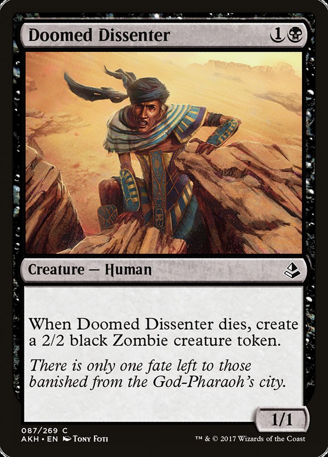 Doomed Dissenter [Amonkhet] | Game Master's Emporium (The New GME)