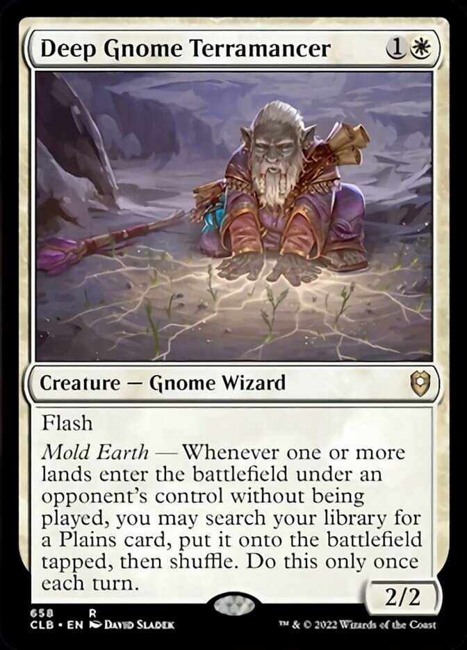 Deep Gnome Terramancer [Commander Legends: Battle for Baldur's Gate] | Game Master's Emporium (The New GME)