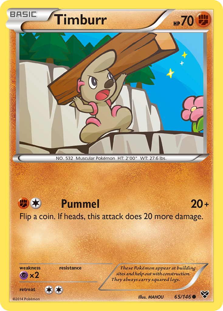 Timburr (65/146) [XY: Base Set] | Game Master's Emporium (The New GME)