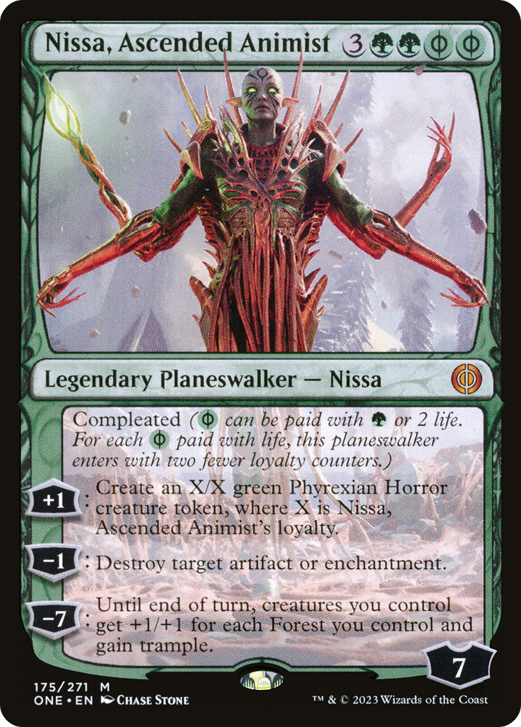 Nissa, Ascended Animist [Phyrexia: All Will Be One] | Game Master's Emporium (The New GME)