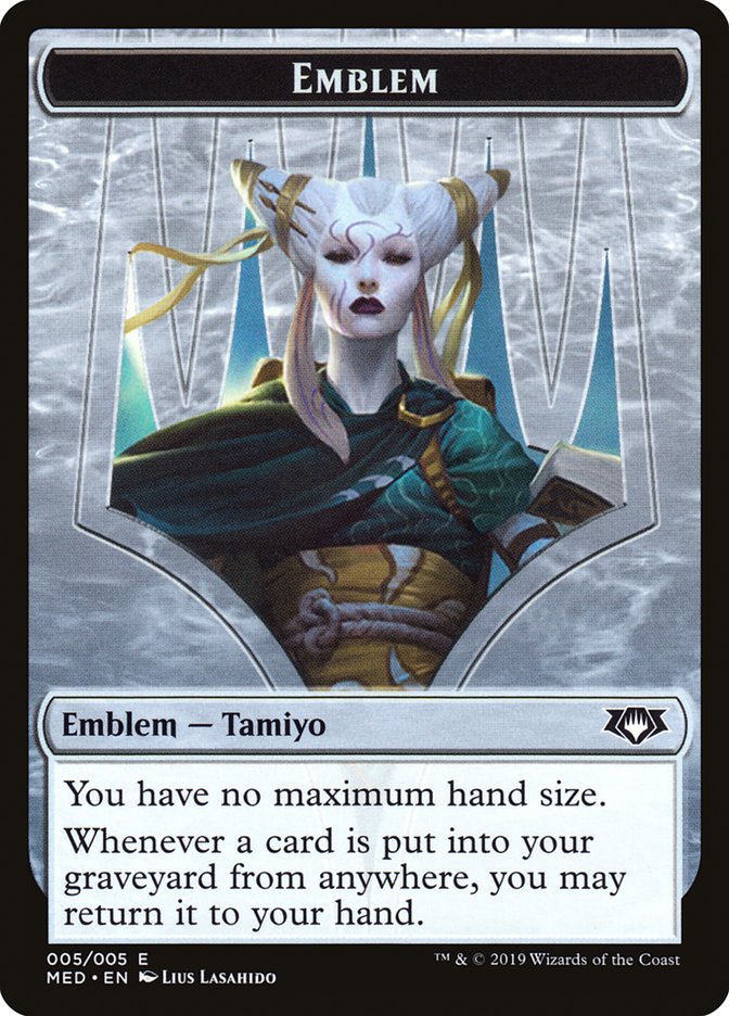 Tamiyo, the Moon Sage Emblem [Mythic Edition Tokens] | Game Master's Emporium (The New GME)