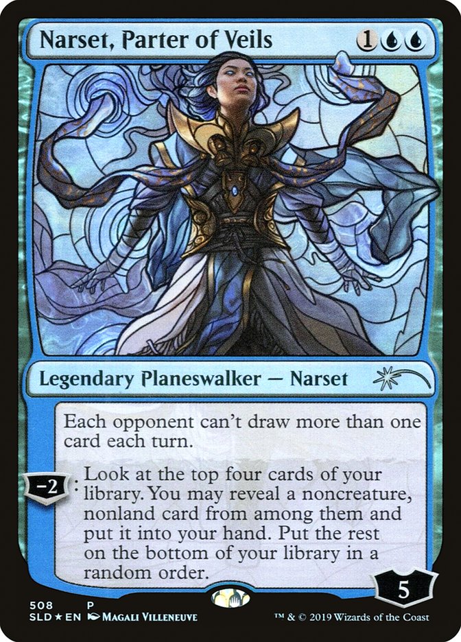 Narset, Parter of Veils (Stained Glass) [Secret Lair Drop Promos] | Game Master's Emporium (The New GME)