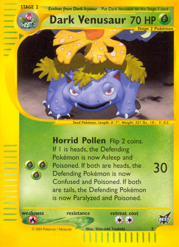 Dark Venusaur (7) [Best of Promos] | Game Master's Emporium (The New GME)