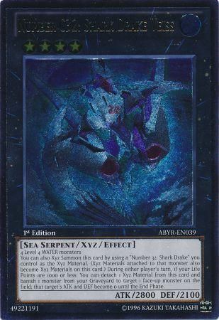 Number C32: Shark Drake Veiss (UTR) [ABYR-EN039] Ultimate Rare | Game Master's Emporium (The New GME)