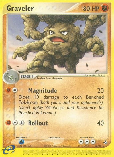 Graveler (30/97) [EX: Dragon] | Game Master's Emporium (The New GME)