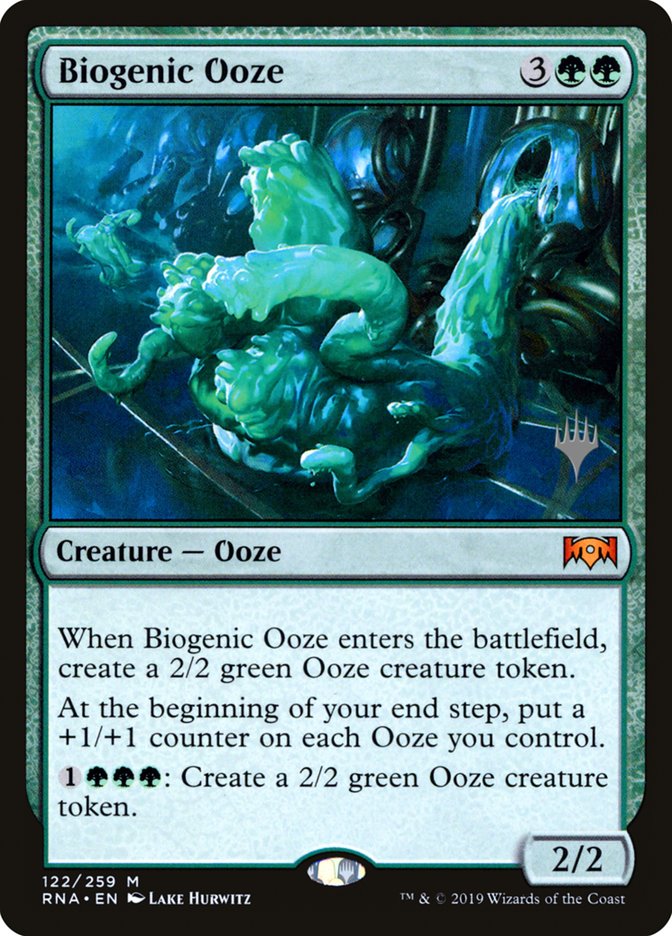 Biogenic Ooze (Promo Pack) [Ravnica Allegiance Promos] | Game Master's Emporium (The New GME)