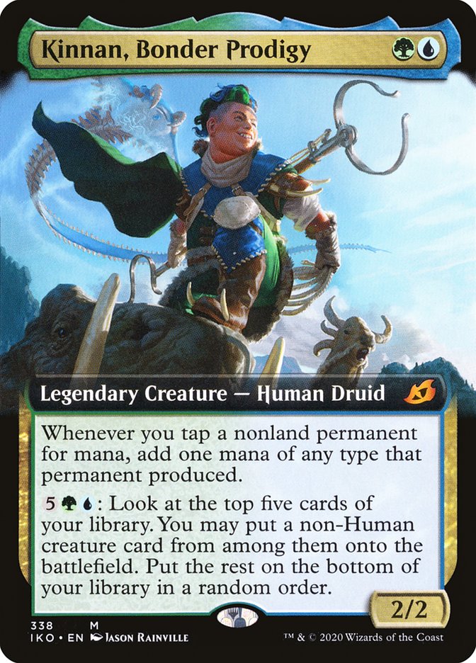 Kinnan, Bonder Prodigy (Extended Art) [Ikoria: Lair of Behemoths] | Game Master's Emporium (The New GME)