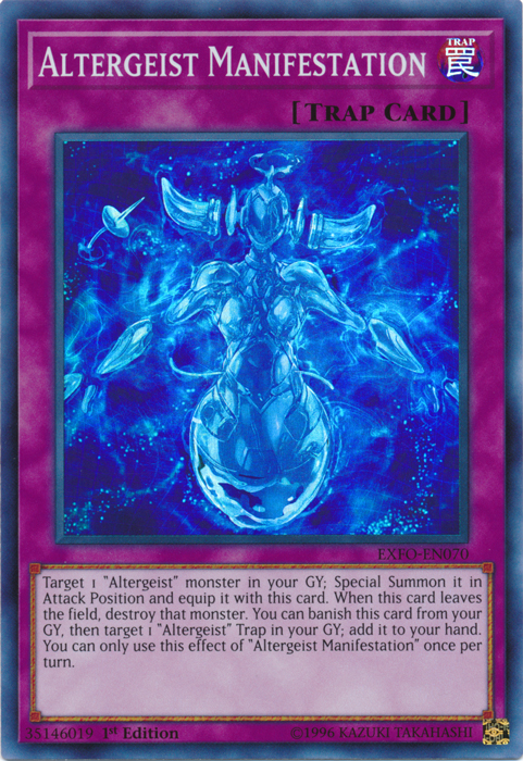 Altergeist Manifestation [EXFO-EN070] Super Rare | Game Master's Emporium (The New GME)