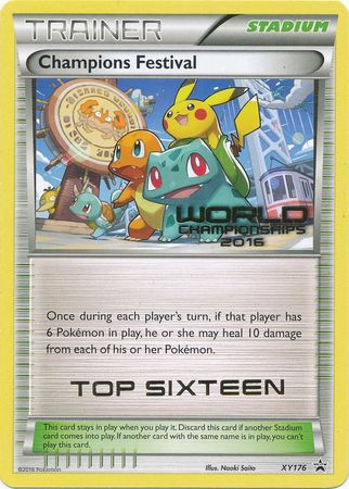 Champions Festival 2016 Top Sixteen (XY176) [XY: Black Star Promos] | Game Master's Emporium (The New GME)