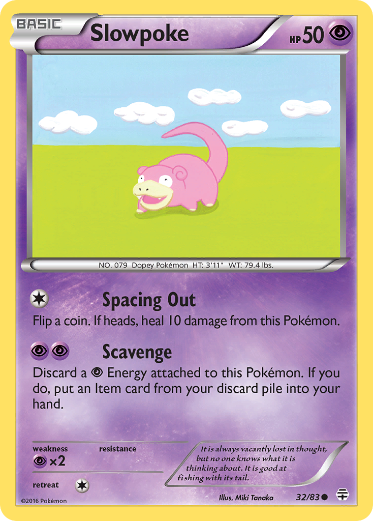 Slowpoke (32/83) [XY: Generations] | Game Master's Emporium (The New GME)