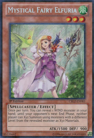 Mystical Fairy Elfuria [CBLZ-EN085] Secret Rare | Game Master's Emporium (The New GME)