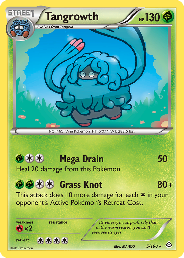 Tangrowth (5/160) [XY: Primal Clash] | Game Master's Emporium (The New GME)