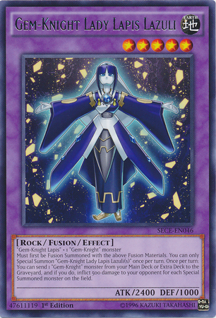 Gem-Knight Lady Lapis Lazuli [SECE-EN046] Rare | Game Master's Emporium (The New GME)