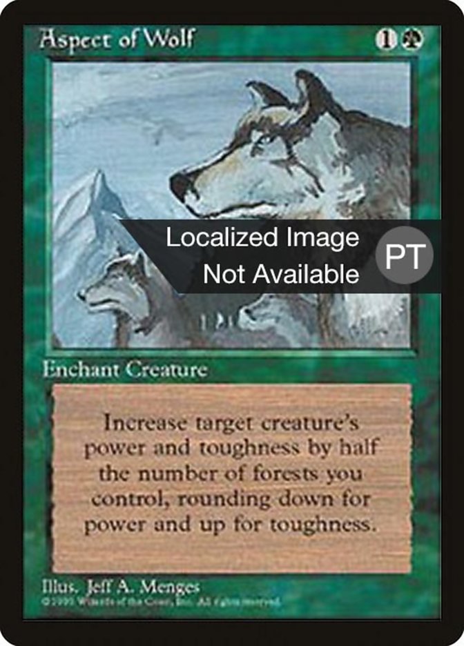 Aspect of Wolf [Fourth Edition (Foreign Black Border)] | Game Master's Emporium (The New GME)