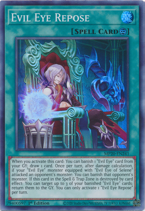 Evil Eye Repose [MP20-EN241] Super Rare | Game Master's Emporium (The New GME)