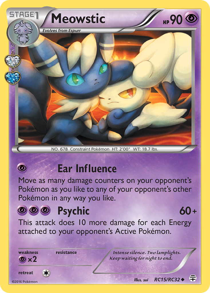 Meowstic (RC15/RC32) [XY: Generations] | Game Master's Emporium (The New GME)