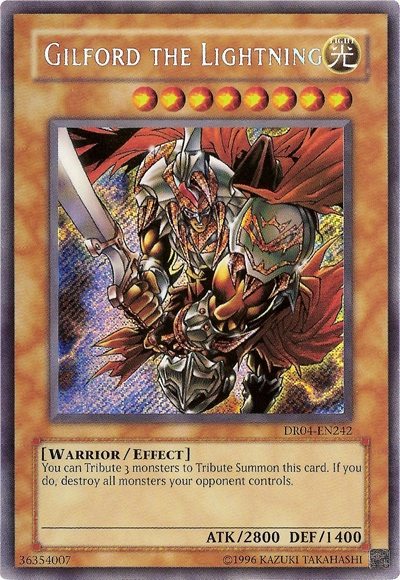 Gilford the Lightning [DR04-EN242] Secret Rare | Game Master's Emporium (The New GME)